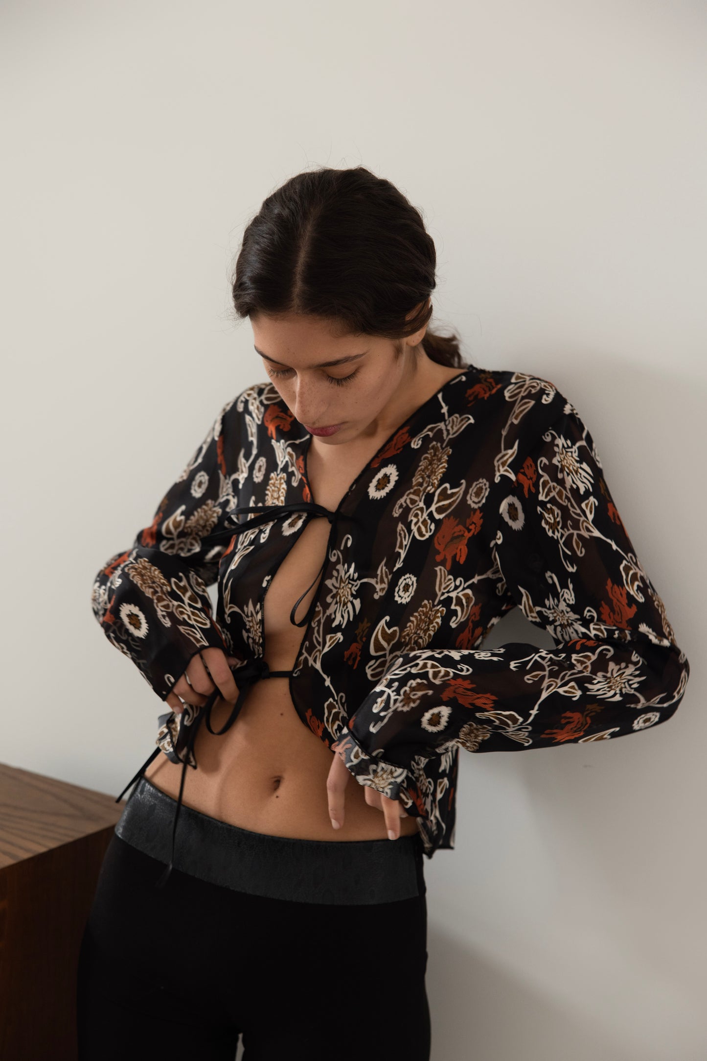 Mica Top - Black Multi