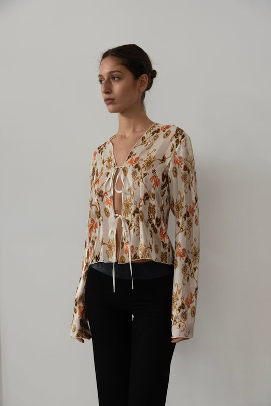 Mica Top - White Multi