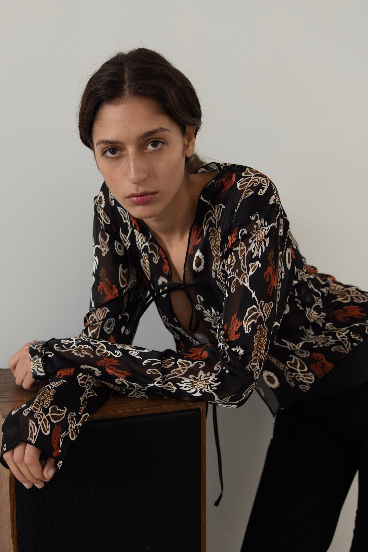 Mica Top - Black Multi