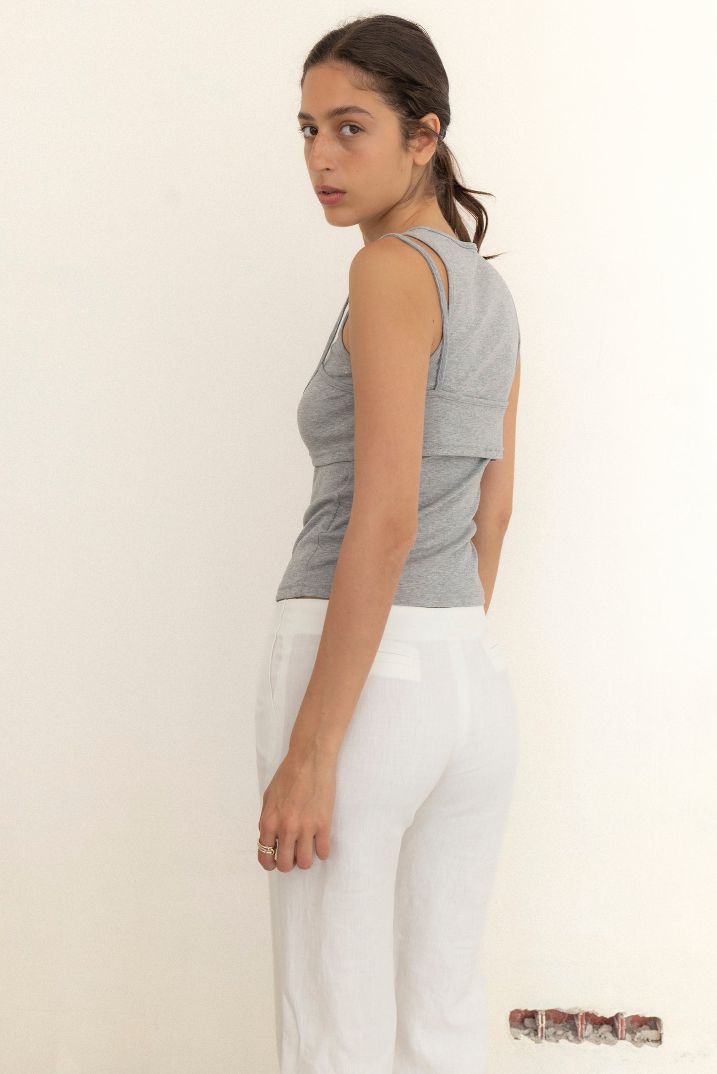 Double Tank Top - Gray