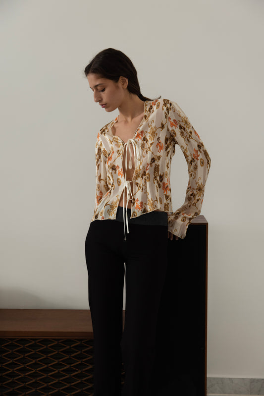 Mica Top - White Multi