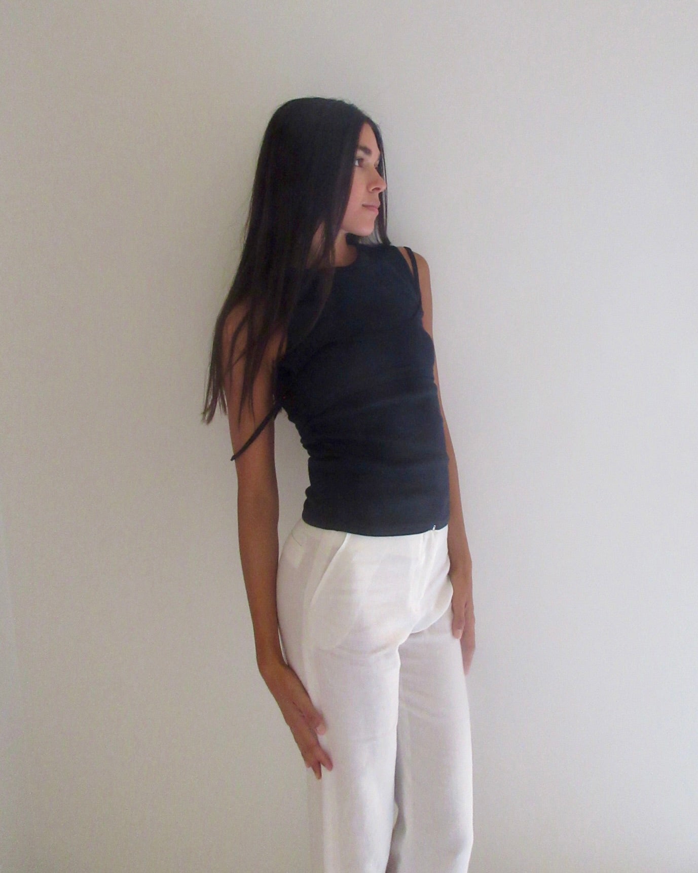 Double Tank Top - Navy