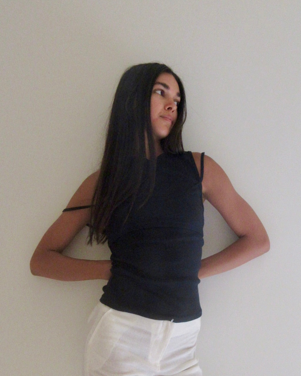 Double Tank Top - Navy
